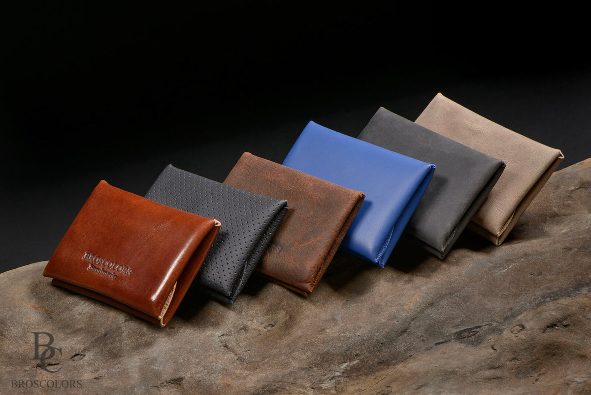 Minimalist Origami Wallet, Custom Leather Color Wallet