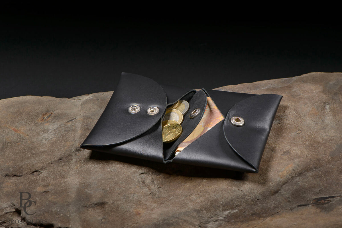 Minimalist Origami Wallet, Custom Leather Color Wallet