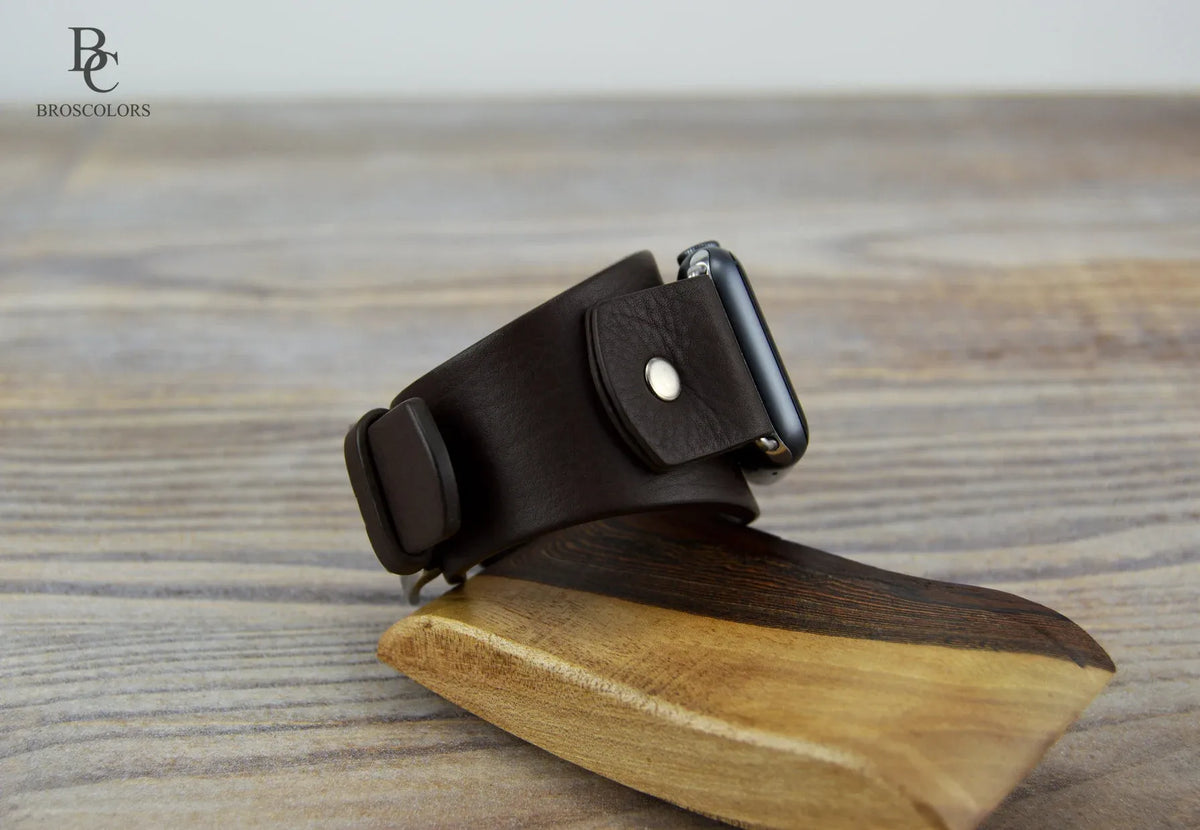 Apple Watch Cuff Band - Dark Chocolate