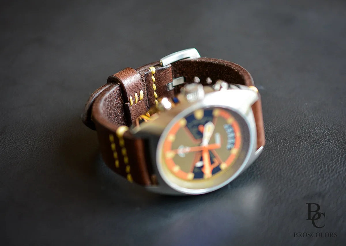 Brown Leather Watch Strap