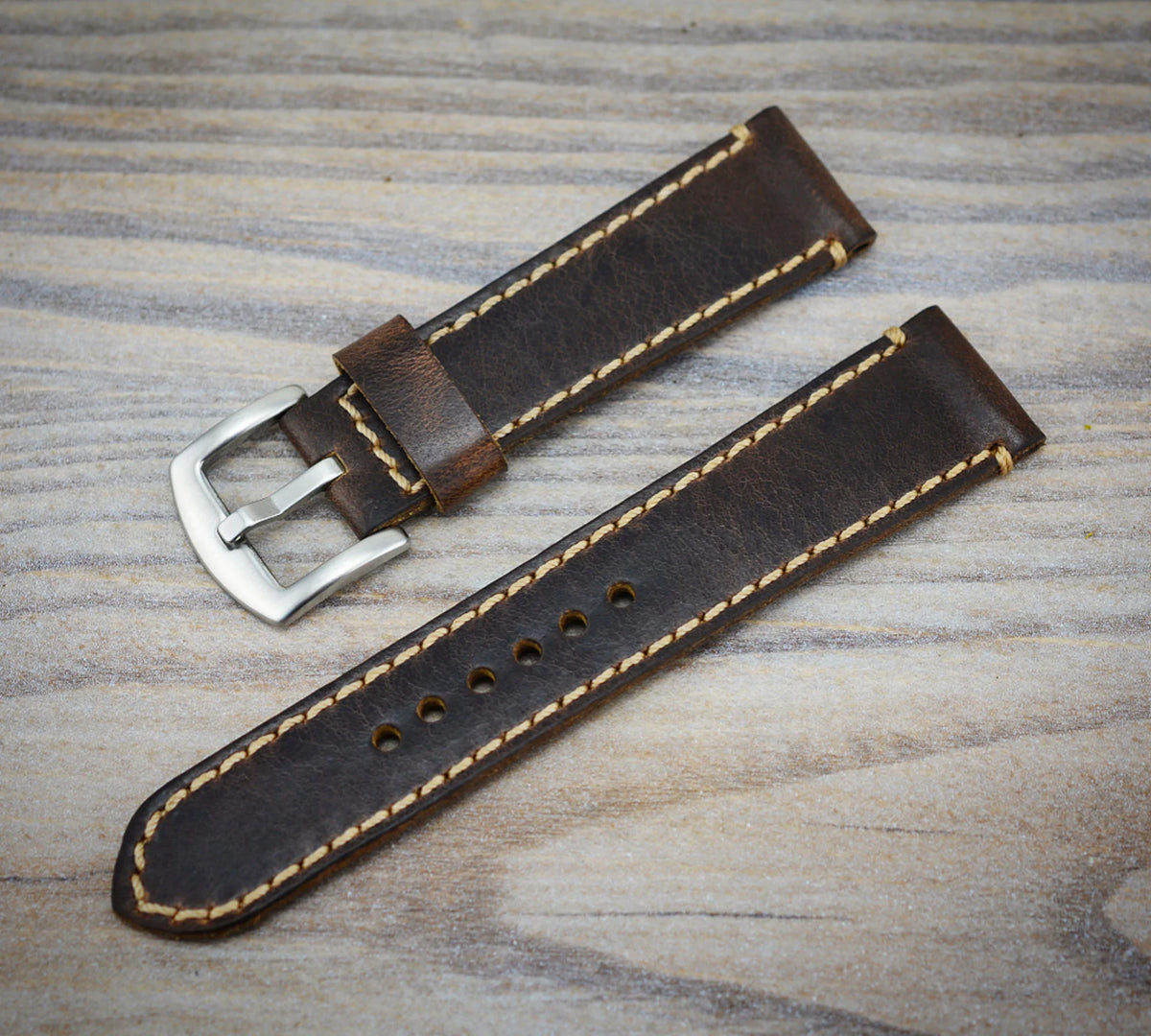 Crazy Horse Leather Watch Strap