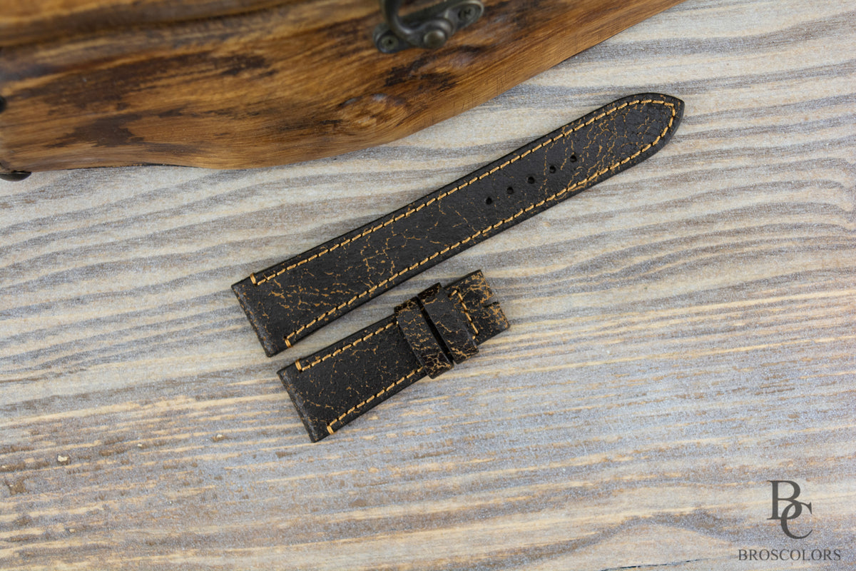Tudor Black Bay GMT Distressed Leather Watch Strap