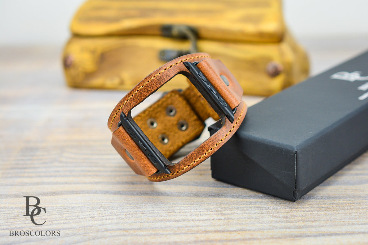 Brown Apple Cuff Band