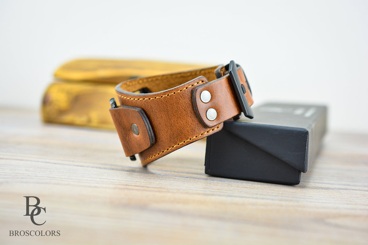 Brown Apple Cuff Band