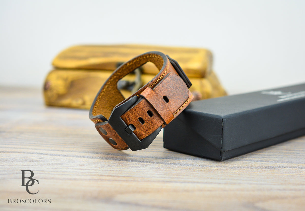 Brown Apple Cuff Band