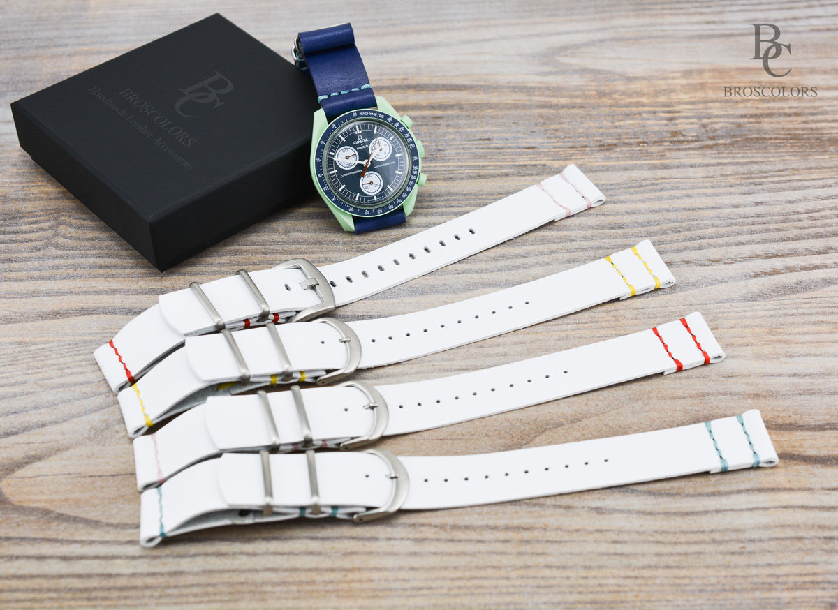 Omega Swatch MoonSwatch Leather Watch band