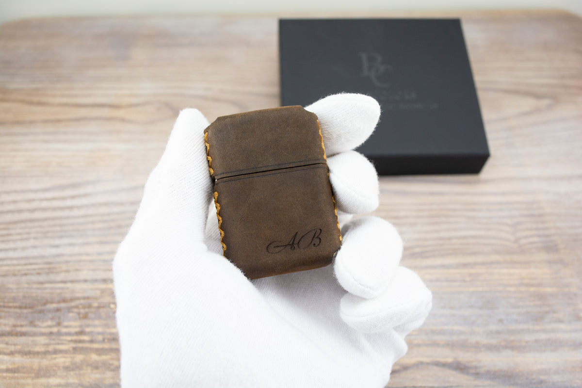 Handcrafted Zippo Lighter Pouch