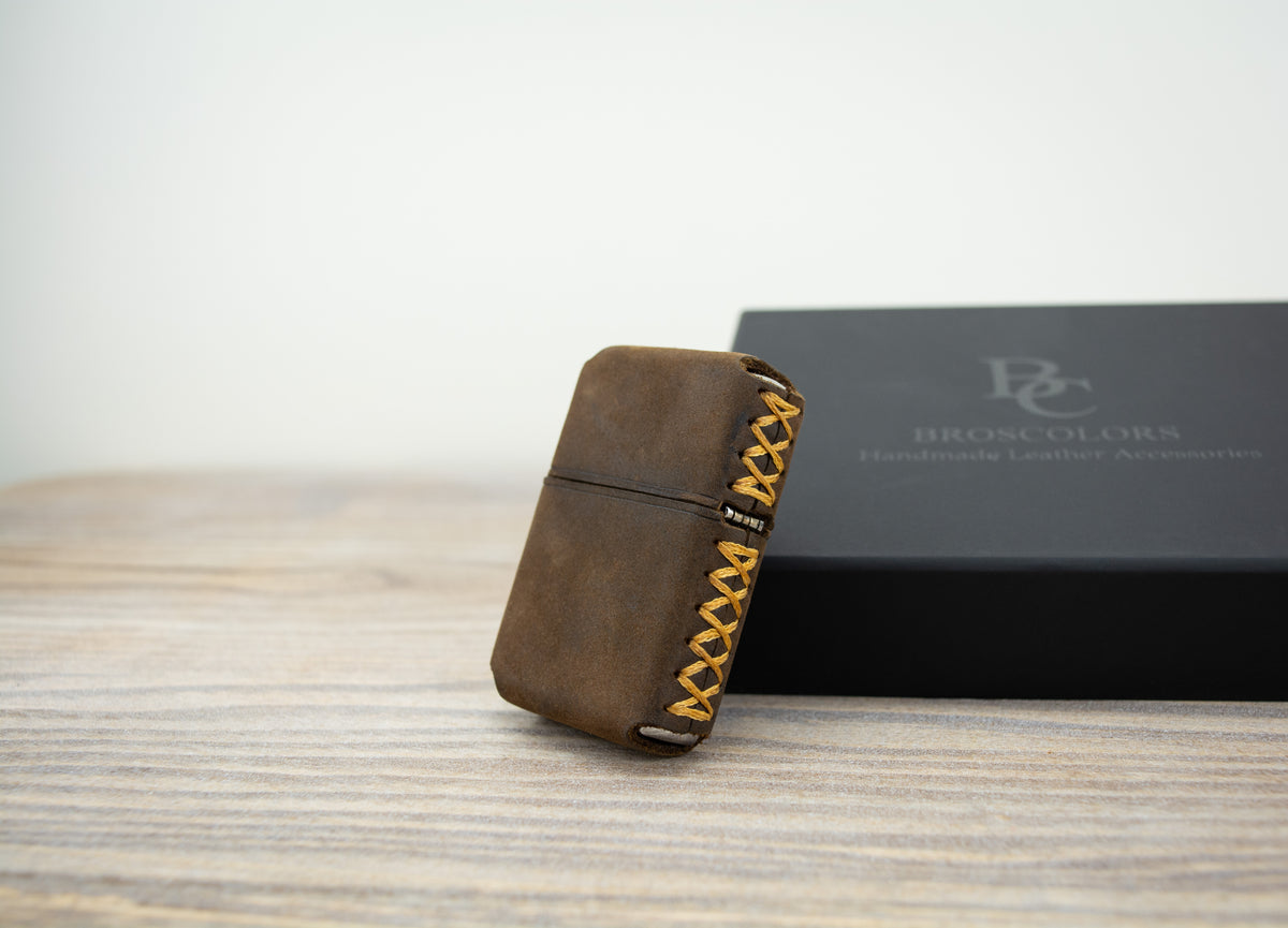 Handcrafted Zippo Lighter Pouch