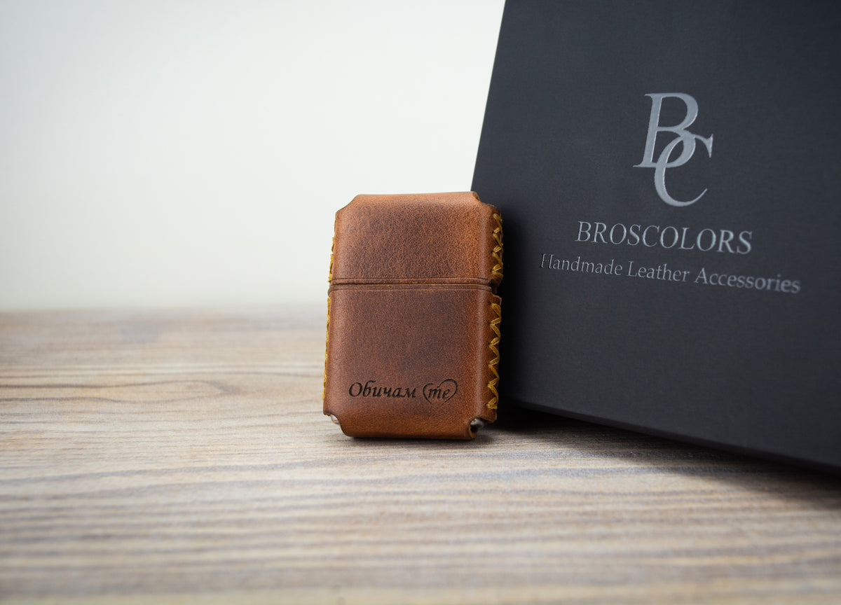 Handcrafted Zippo Lighter Pouch