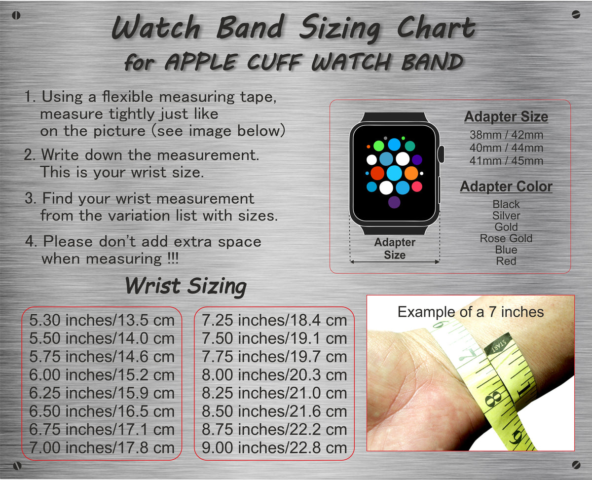 Brown Apple Cuff Band