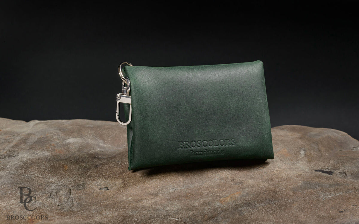 Minimalist Origami Leather Wallet, Customized Leather Unisex Wallet