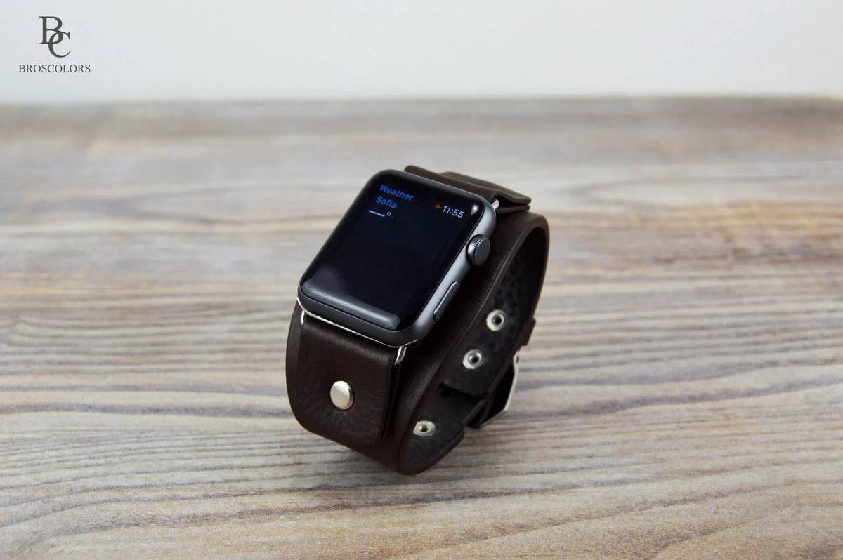 Apple Watch Cuff Band - Dark Chocolate