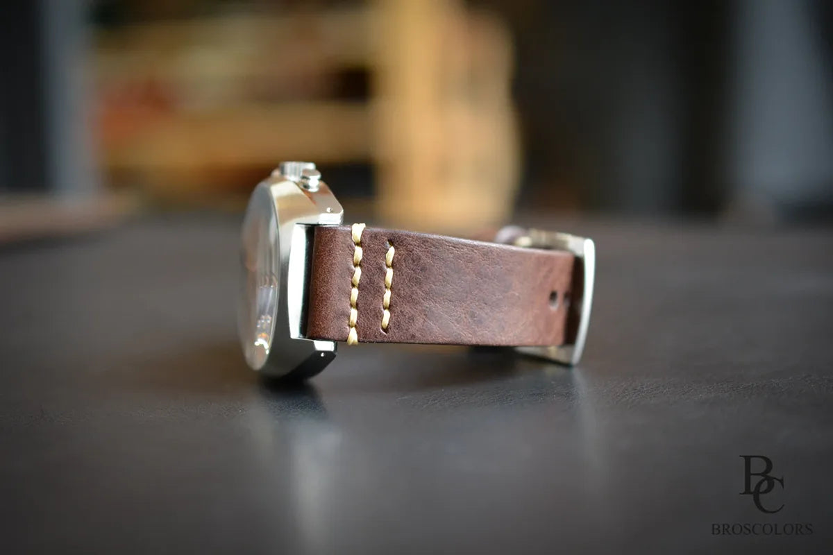 Brown Leather Watch Strap