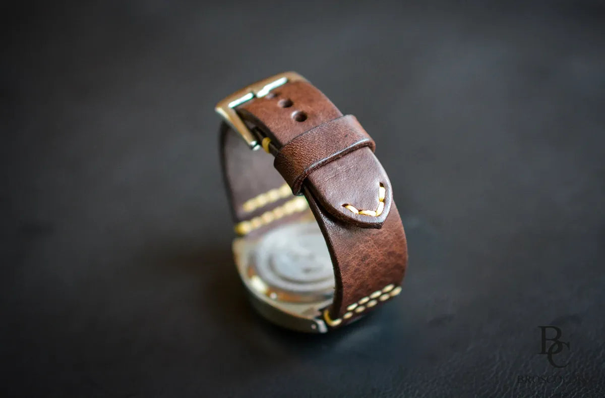 Brown Leather Watch Strap