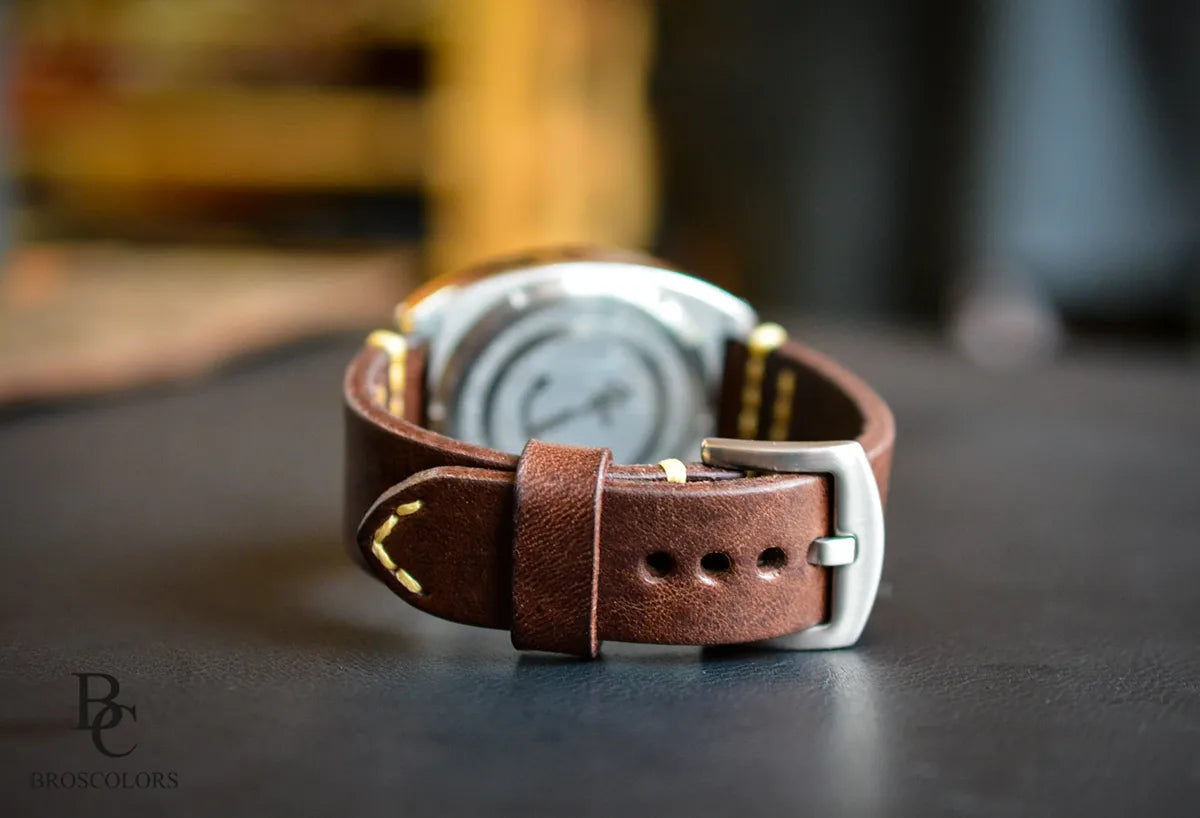 Brown Leather Watch Strap