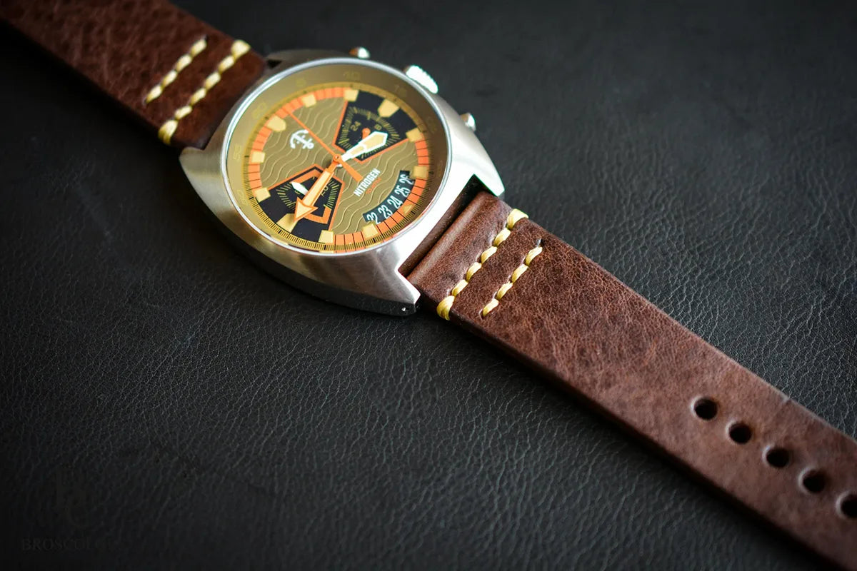 Brown Leather Watch Strap