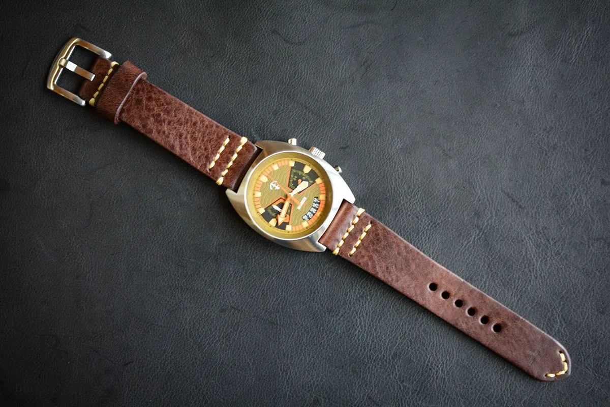 Brown Leather Watch Strap