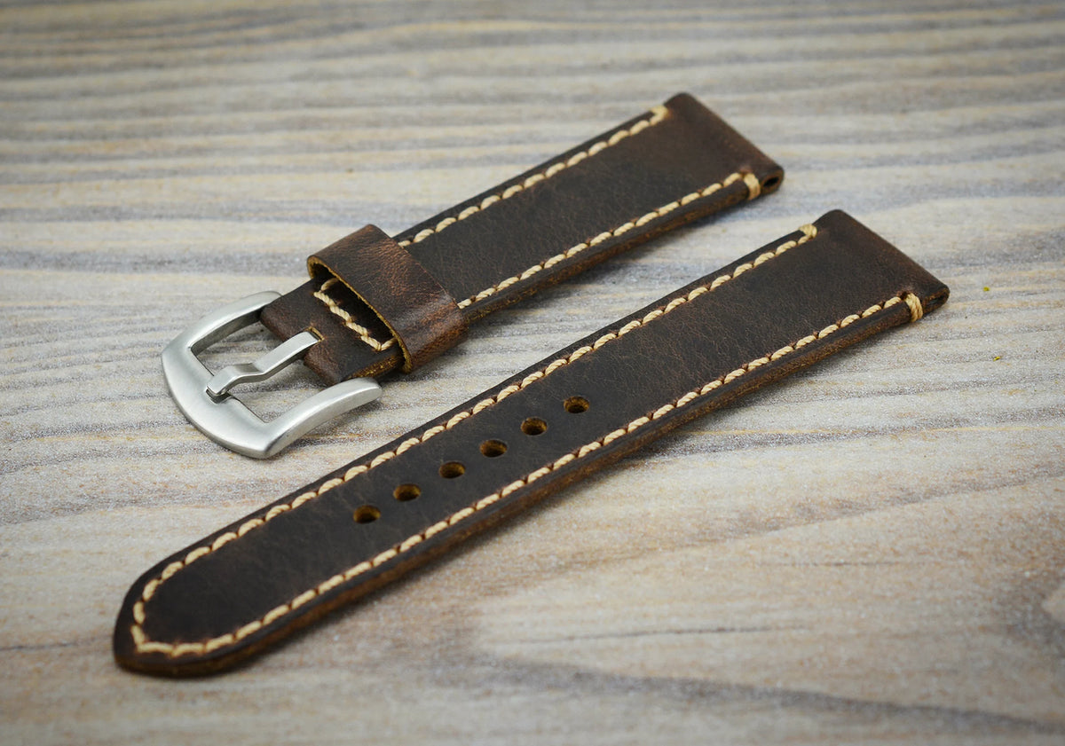 Crazy Horse Leather Watch Strap