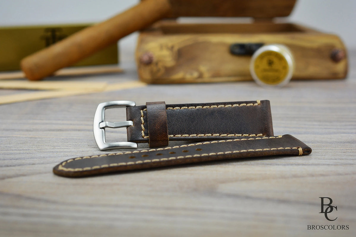 Crazy Horse Leather Watch Strap
