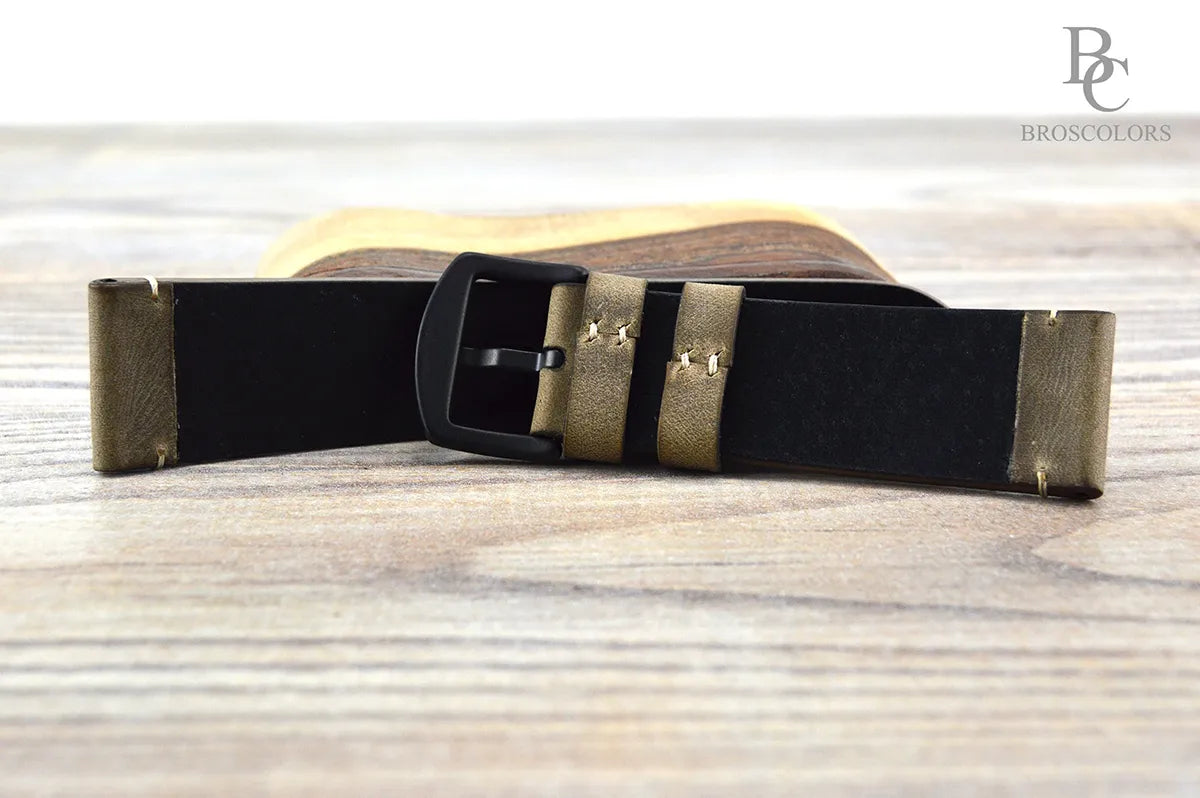 Crazy Horse Leather Watch Strap
