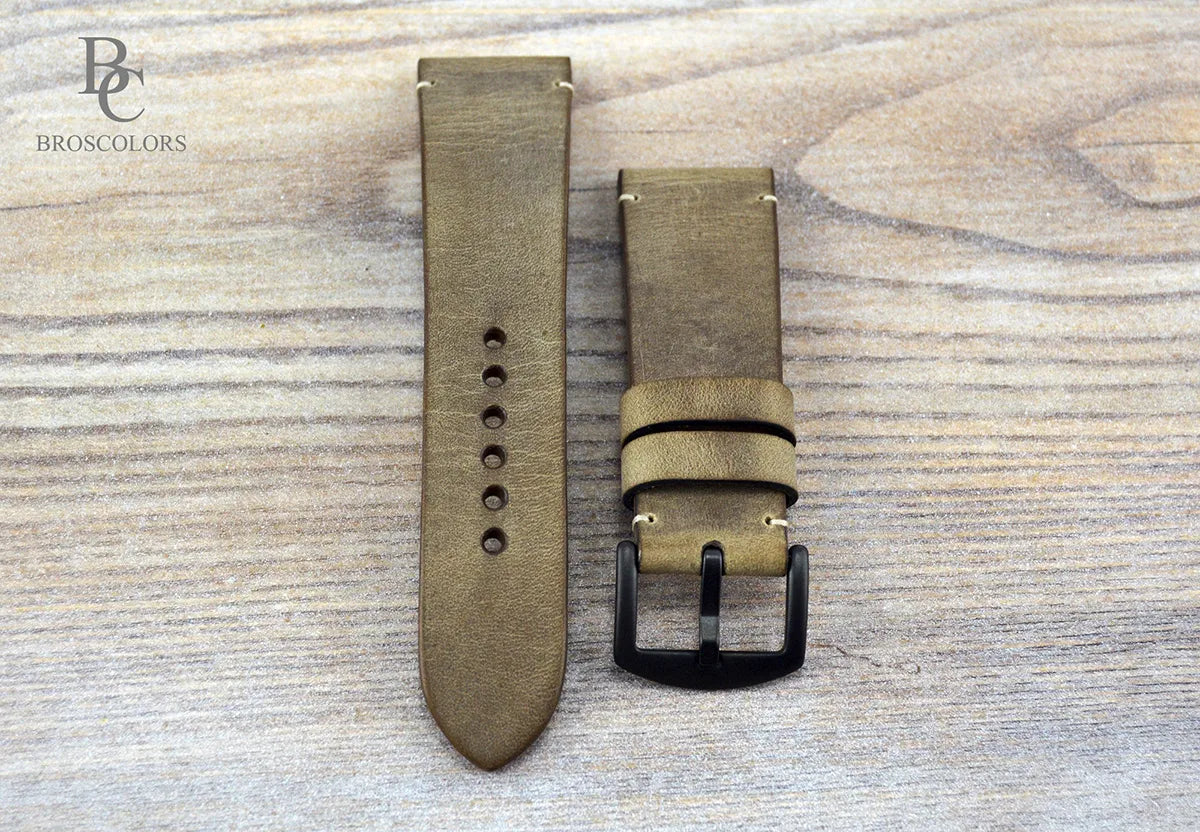 Crazy Horse Leather Watch Strap