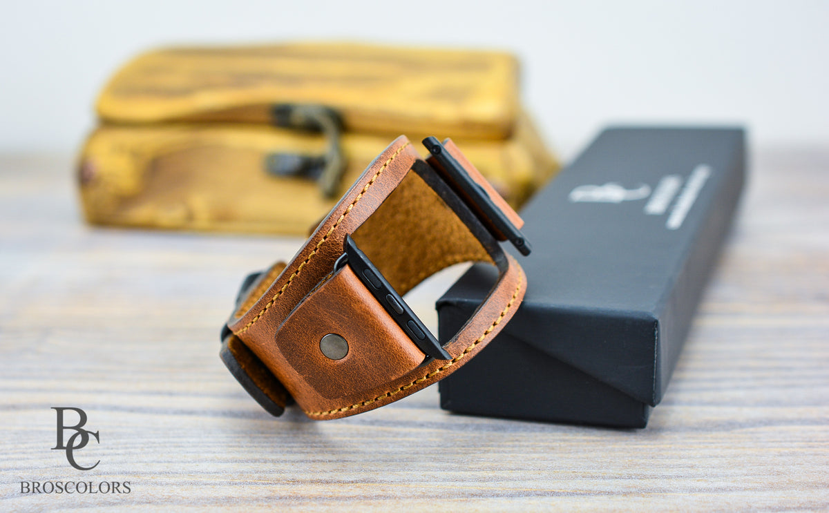 Brown Apple Cuff Band