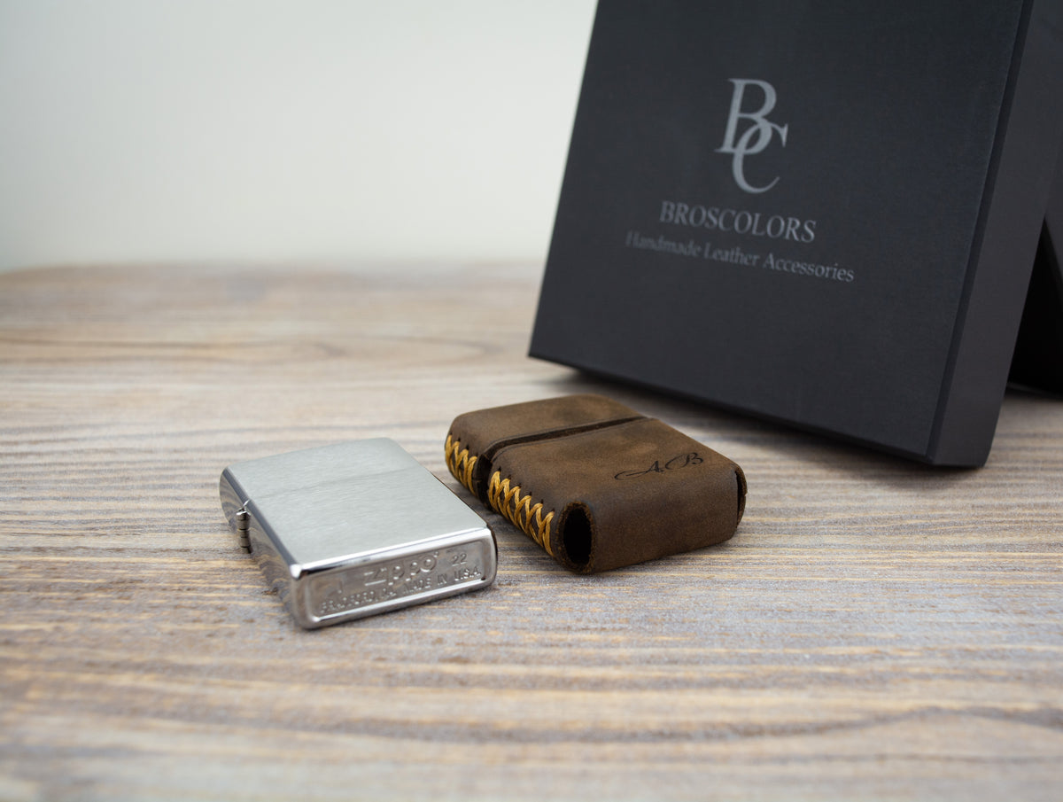 Handcrafted Zippo Lighter Pouch