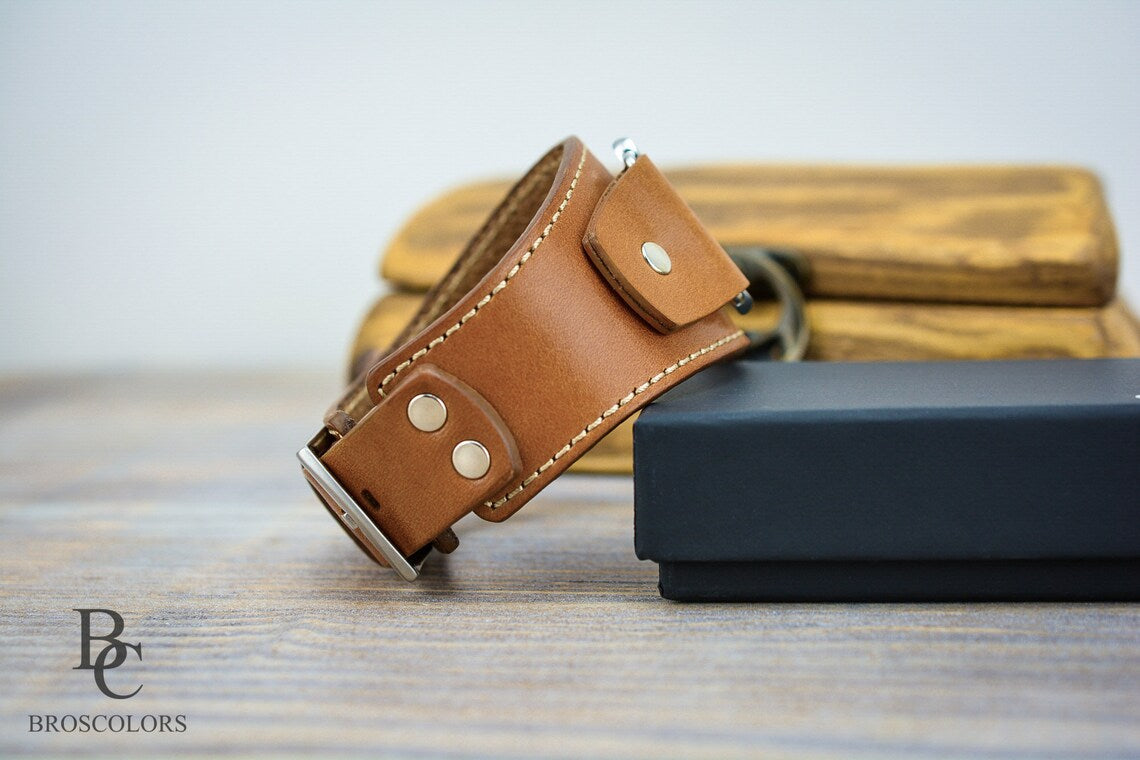Brown Apple Cuff Band