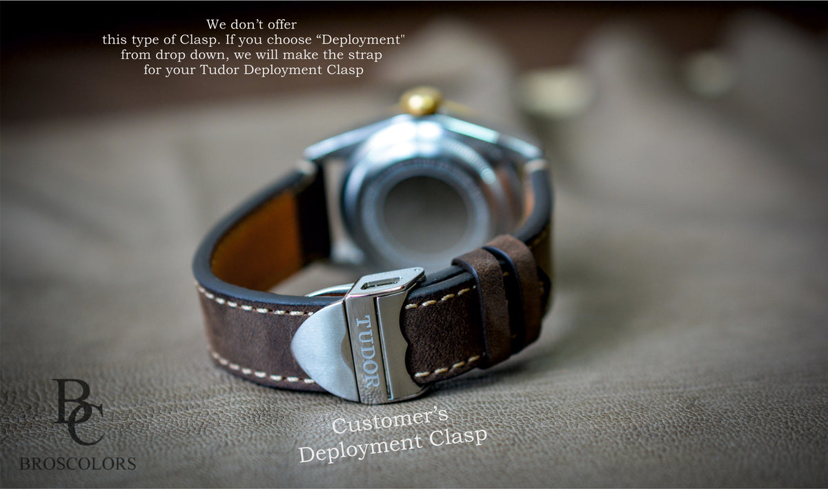 Tudor Black Bay GMT Leather Strap Crazy Horse - Strap Lover
