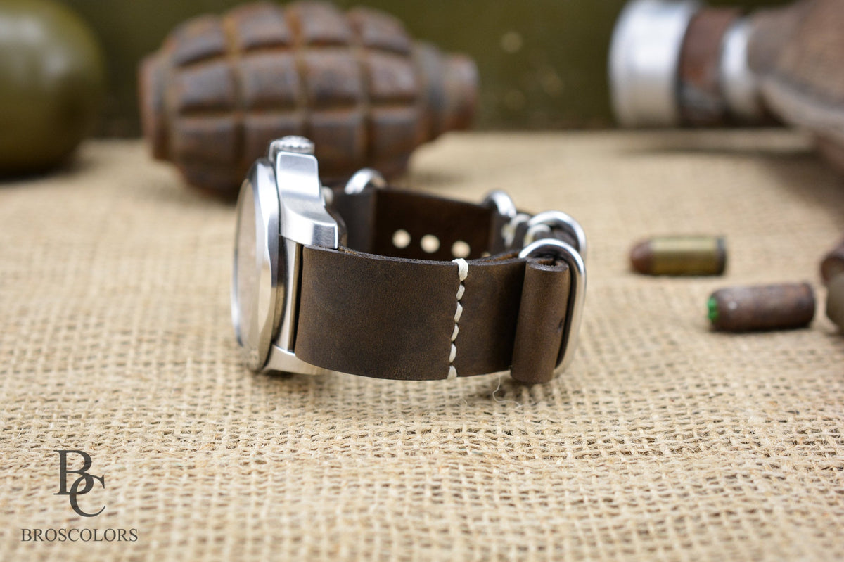 Crazy Horse Zulu Leather Watch Strap